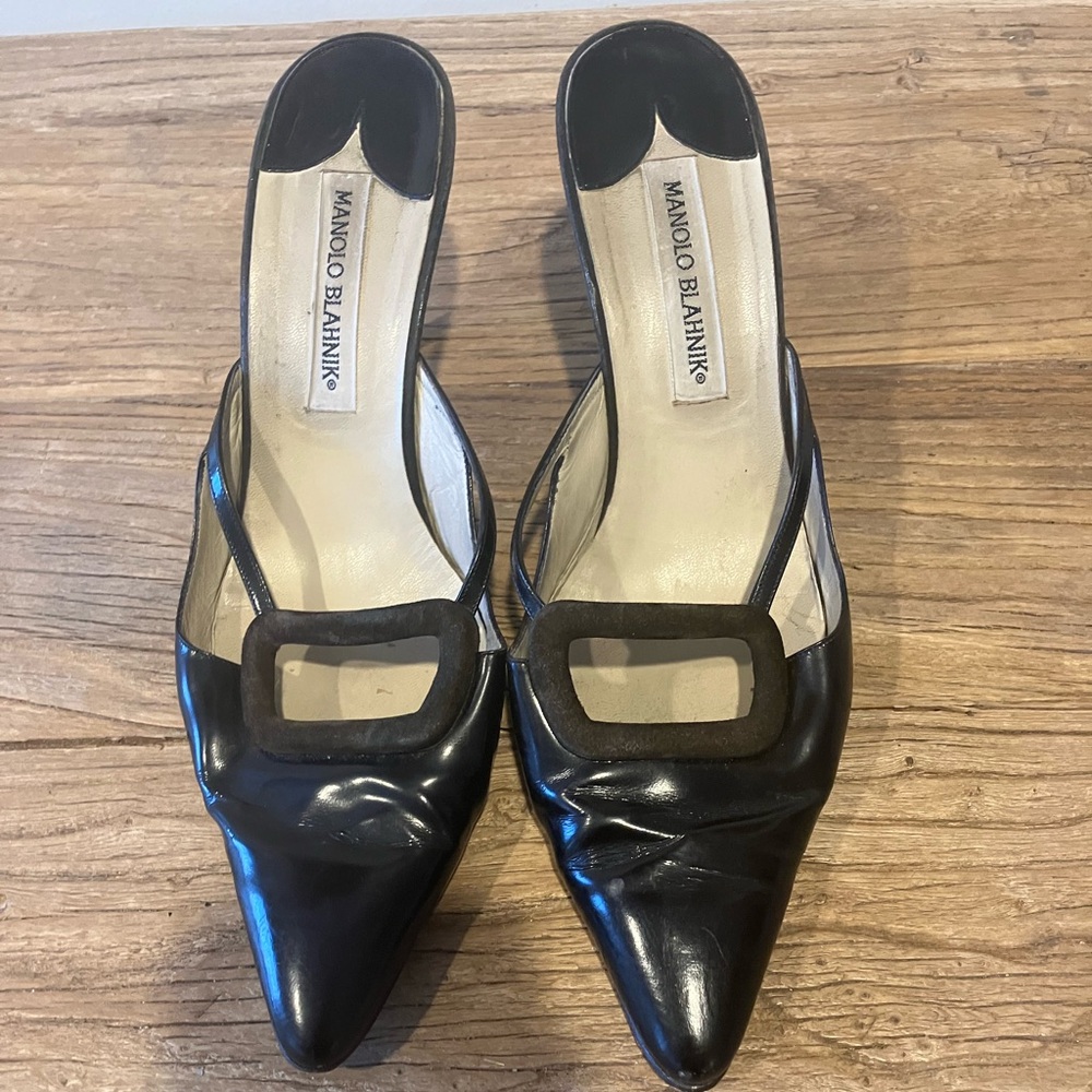 Manolo Blahnik Black Women's Shoes
